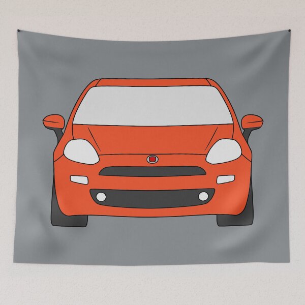 Item preview, Fiat Punto Grande Punto Facelift orange color designed and sold by EdimDesign.