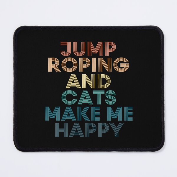 Item preview, Jump Roping And Cats Make Me Happy designed and sold by kindxinn.