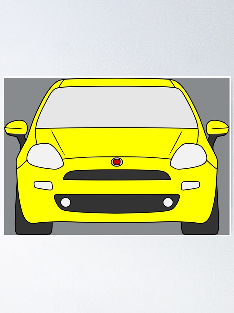 FIAT Punto 2005-2011 Dimensions Side View