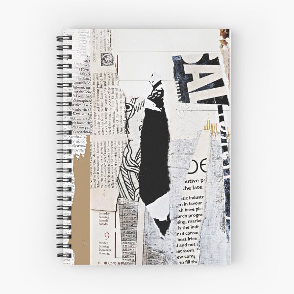 Item preview, Textual Abstract Paper Collage designed and sold by Limor-Sadot.