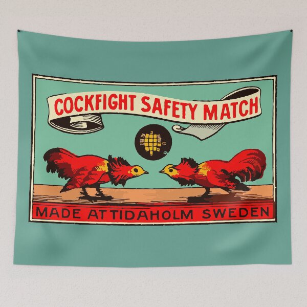 Item preview, Safety Match Cockfight Sweden designed and sold by Yeaha.
