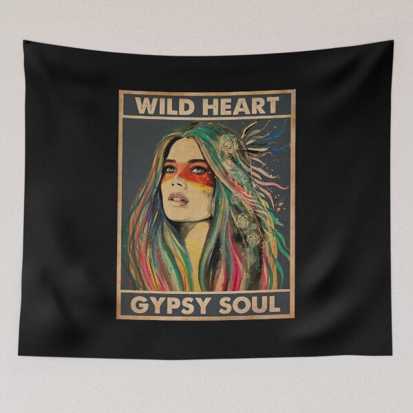Item preview, Wild Heart Gypsy Soul Tribal Girl Vintage designed and sold by rullandolhun5.