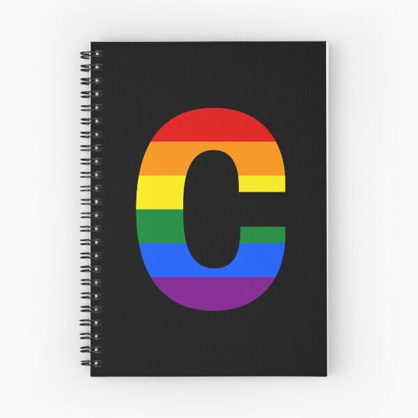 Item preview, Pride Rainbow Initial Letter C Name Customized designed and sold by prideXrainbow.