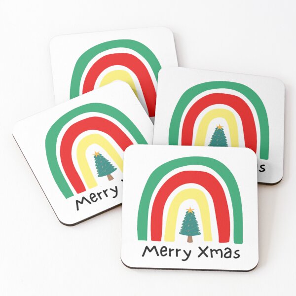 Item preview, Merry Xmas Rainbow designed and sold by LMoonDesigns.