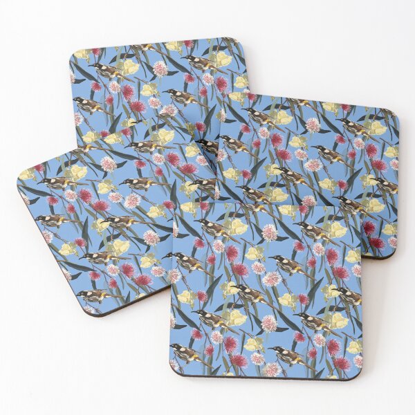 Item preview, Wattlebird pattern designed and sold by handmadebyalexandra quinn.