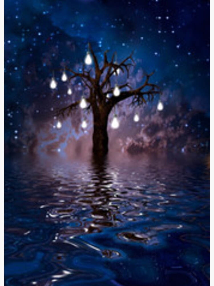 Wise Mystical Tree AI generator Poster for Sale by GraymanShop