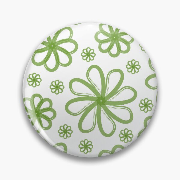 Item preview, Green flowers seamless pattern designed and sold by chuseco3.
