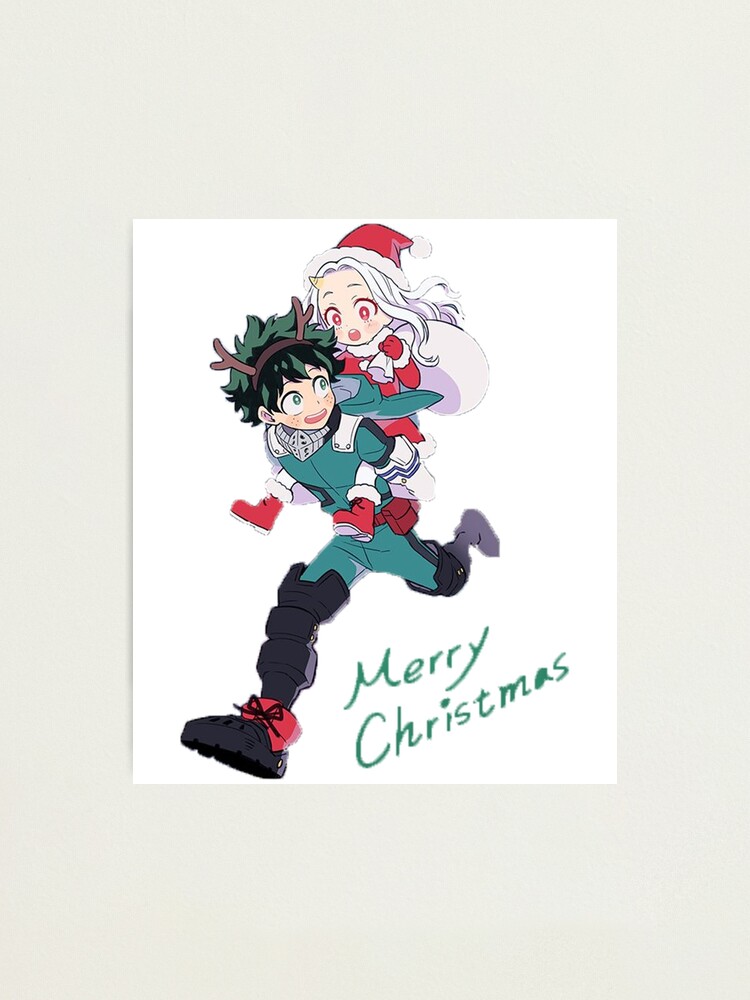 Merry Christmas From Izuku Midoriya My Hero Academia My Hero Academia Izuku Midoriya