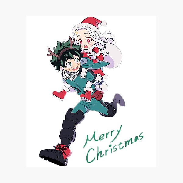 Merry Christmas From Izuku Midoriya My Hero Academia My Hero Academia Izuku Midoriya