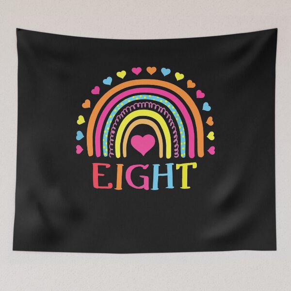 Item preview, 8 Years Old Rainbow 8th Birthday For Boys Girls designed and sold by MasinDontrae.