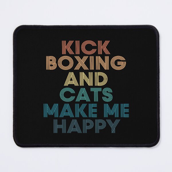 Item preview, Kick Boxing And Cats Make Me Happy designed and sold by kindxinn.