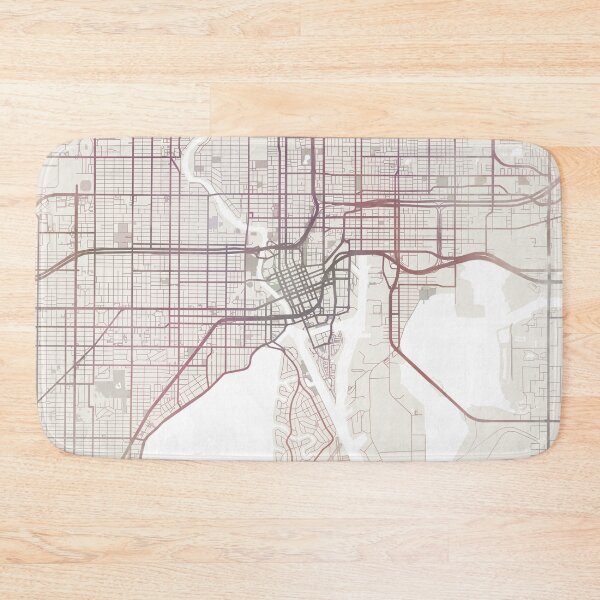Item preview, Tampa Map, Tampa City, Tampa Florida designed and sold by TheRedFinch.