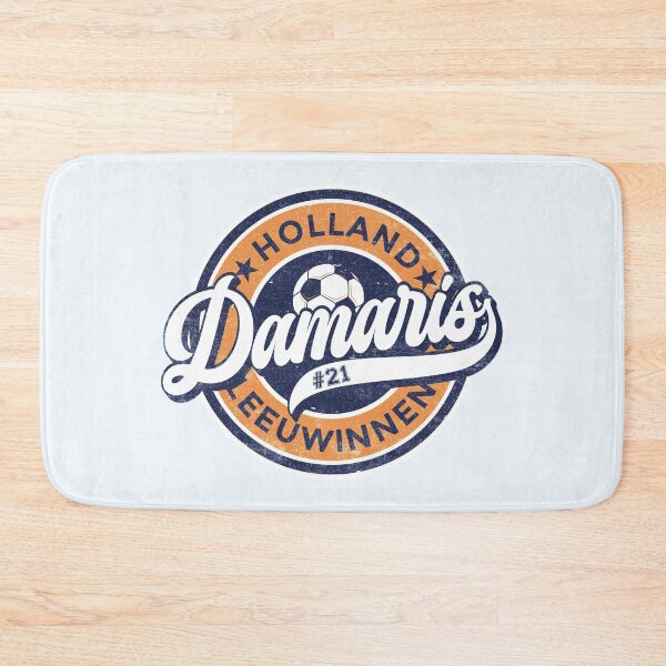 Item preview, Damaris Oranje Soccer Badge (round) designed and sold by Numero14.