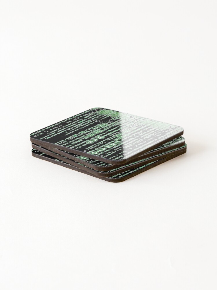 Thumbnail 4 of 5, Coasters (Set of 4), Muse Algorithm Matrix designed and sold by JohnWilliams4.