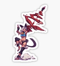 Skullgirls - Ms. Fortune feline furry Sticker