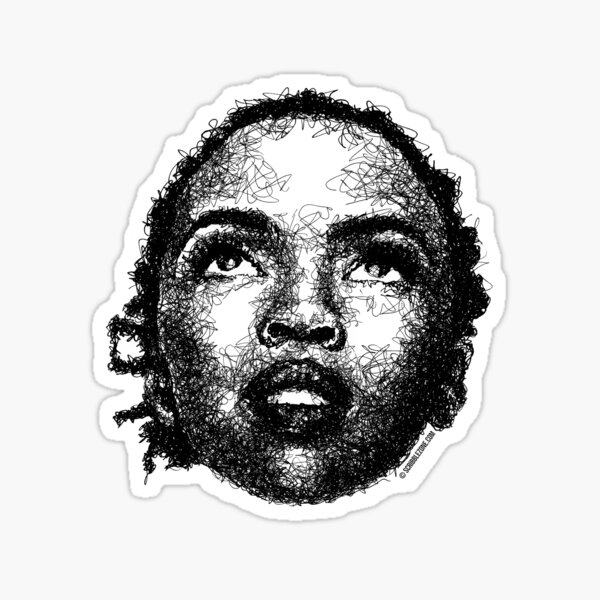 Scribbled Singer Sticker