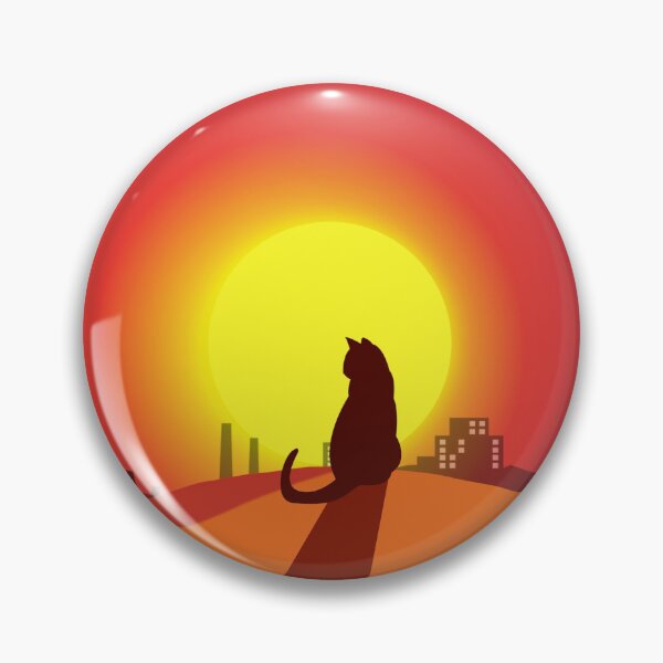 Item preview, Cat watching sunset  designed and sold by brendanre.