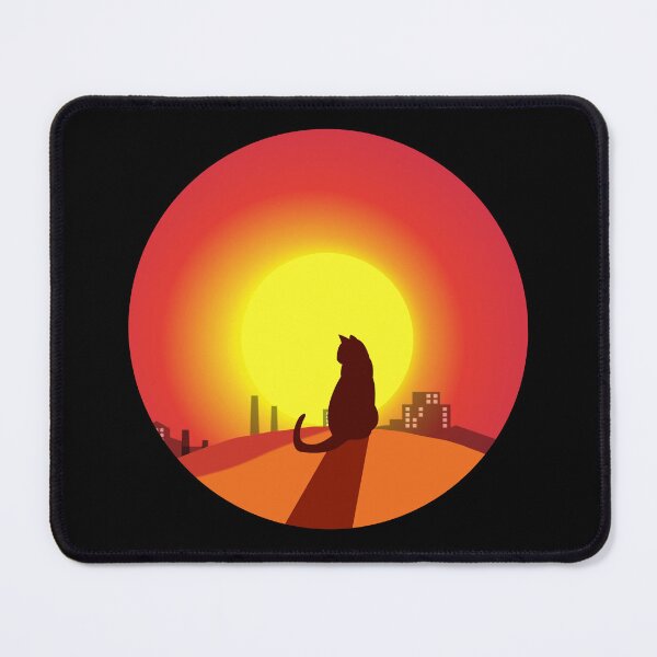 Item preview, Cat watching sunset designed and sold by brendanre.
