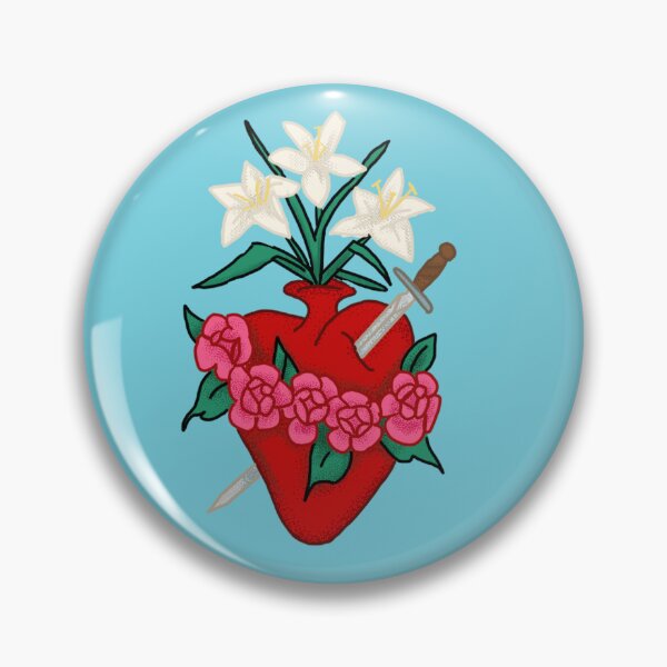 Item preview, Immaculate heart designed and sold by HappyRandomArt.