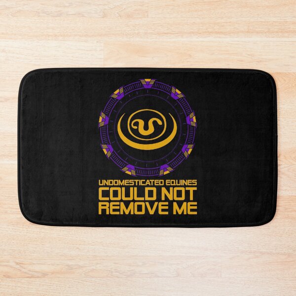 Item preview, Teal'c - Undomesticated Equines Could not Remove Me Quote designed and sold by McPod.