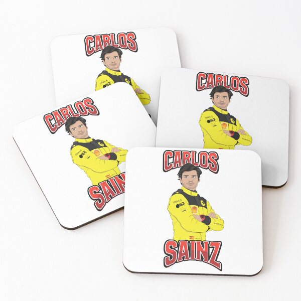 Item preview, Scuderia Ferrari F1 Driver Carlos Sainz Special Yellow Suit Charles Leclerc's Teammate designed and sold by FormulaGTee1.