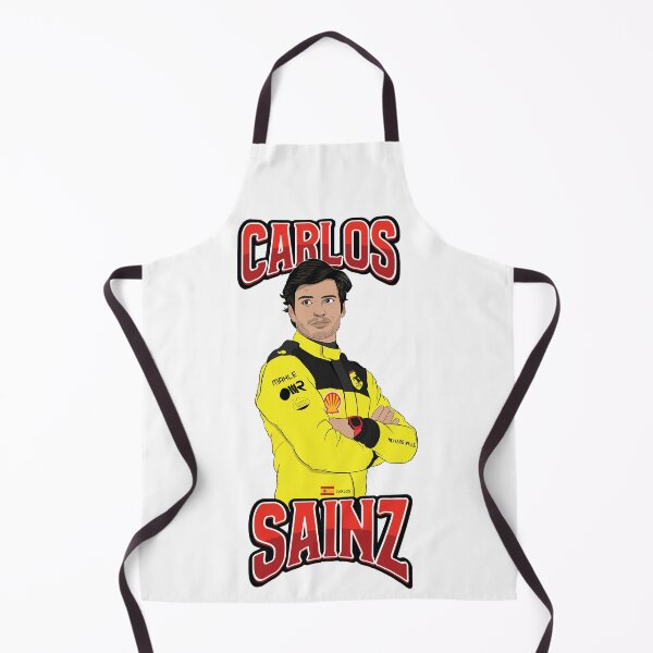 Item preview, Scuderia Ferrari F1 Driver Carlos Sainz Special Yellow Suit Charles Leclerc's Teammate designed and sold by FormulaGTee1.