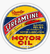 Streamline Motor Lubrication Sticker
