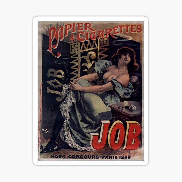 Item preview, Vintage - Papier a Cigarettes ad - JOB designed and sold by RickE.