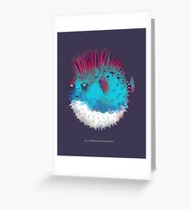 Punk Fish Greeting Card