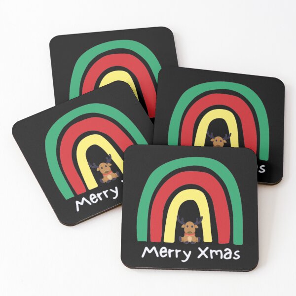 Item preview, Merry Xmas Rainbow designed and sold by LMoonDesigns.