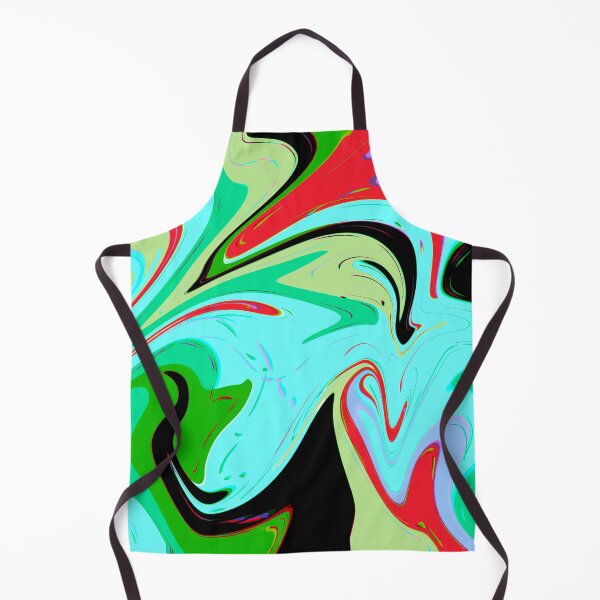 Item preview, Copy of Modern Liquid Swirl Abstract Pattern Square Vibrant Pastel Blue Multicolor Design designed and sold by theprintedclub.