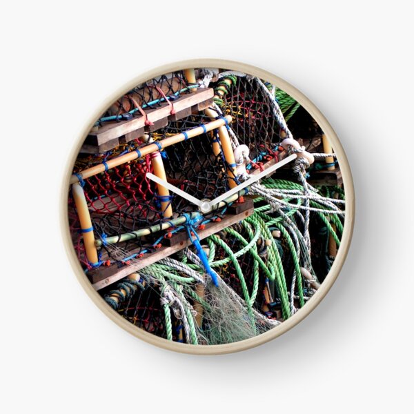 Lobster Pots At Scarborough UK Clock