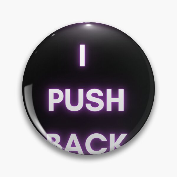 Item preview, warning I push back designed and sold by AnuNim.