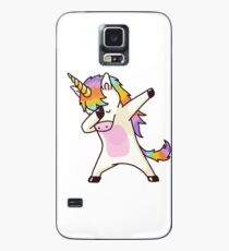 Abtupfendes Einhorn-Hemd Hip Hop Dap Pose Hülle & Klebefolie für Samsung Galaxy