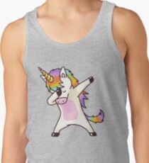 Dabbing Unicorn Shirt Hip Hop Dap Pose Men's Tank Top