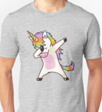 Camiseta ajustada Dabbing Unicorn Shirt Hip Hop Dap Pose