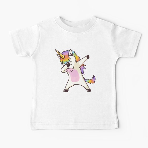 Vista previa del artículo con la obra «Dabbing Unicornio Camisa Hip Hop Dab Pose», diseñado y vendido por vomaria.