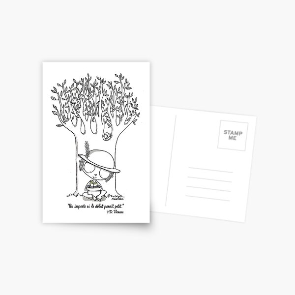 Item preview, Quote from Henry David Thoreau designed and sold by MissbeanArt.
