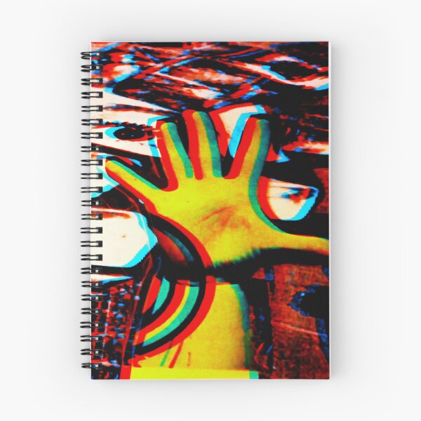 Item preview, trippy hand on a surreal background designed and sold by weirdove.
