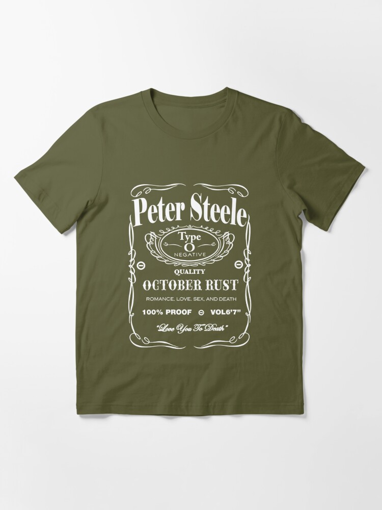 Vintage Type O Positive Parody The Peter Steele Tshirt Negative