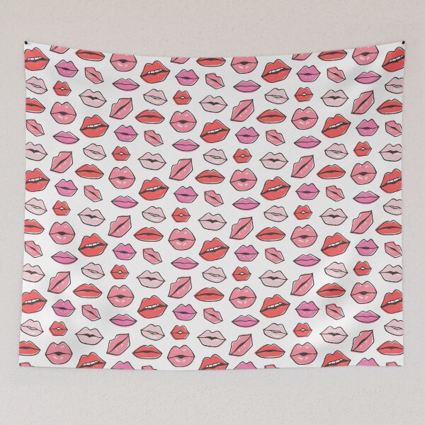 Item preview, Lips Kiss Lipstick Love designed and sold by CajaDesign.