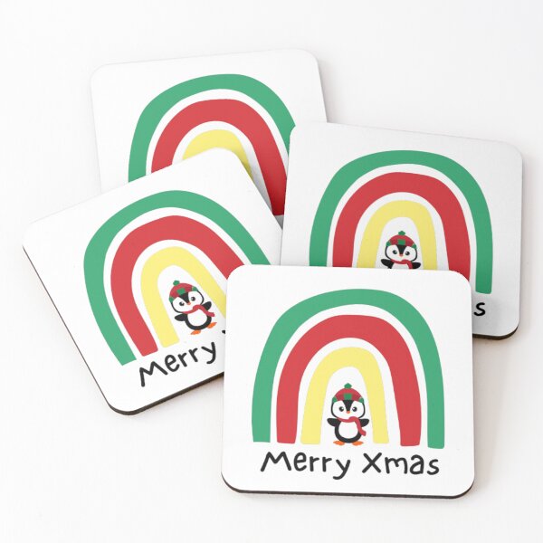 Item preview, Merry Xmas Rainbow designed and sold by LMoonDesigns.