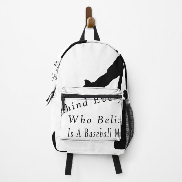 Artikelvorschau, Hinter jedem Baseballspieler, der an sich selbst glaubt, steht eine Baseball-Mutter, die an ihn geglaubt hat entworfen und verkauft von Soudesign99.