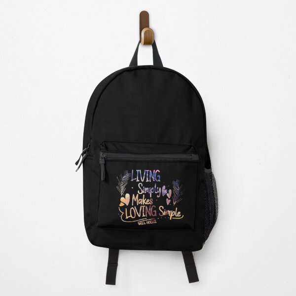 Item preview, Bell Hooks Quote | Living Simply Makes Loving Simple | Bell Hooks Gloria Jean Watkins  designed and sold by SchlossInspire.