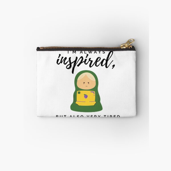 Item preview, I'm always inspired, but also very tired. Tired human burrito design. designed and sold by CreativeStrand.