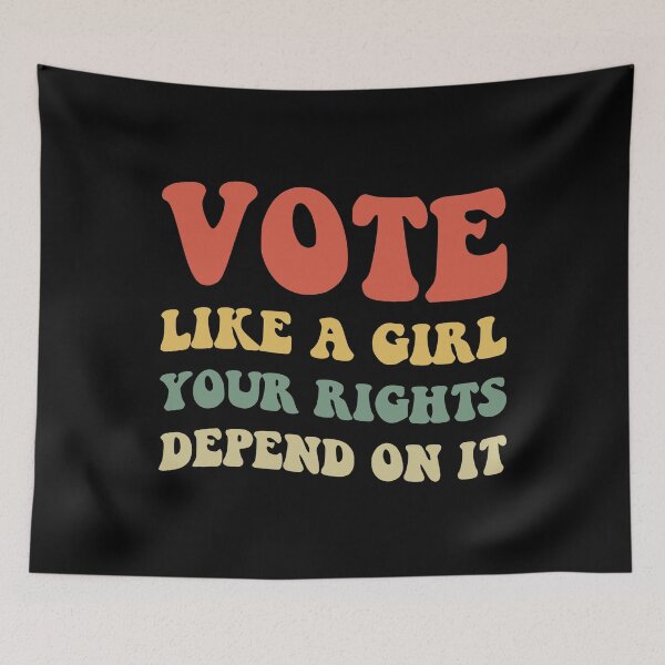 Item preview, Vote Like A Girl Your Rights Depend On It IV designed and sold by Lemon Pepper.