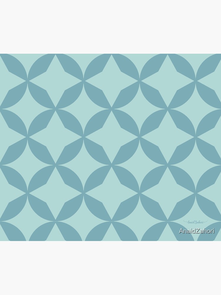 Imagen 5 de 5, Alfombrilla de ratón con la obra Geometric Azul, diseñada y vendida por AnaidZahori.