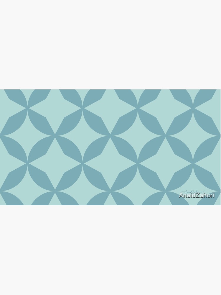 Imagen 5 de 5, Alfombrilla de ratón con la obra Geometric Azul, diseñada y vendida por AnaidZahori.