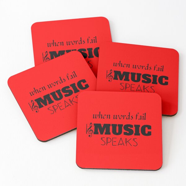 Item preview, When Words Fail Music Speaks designed and sold by lifestylegate.