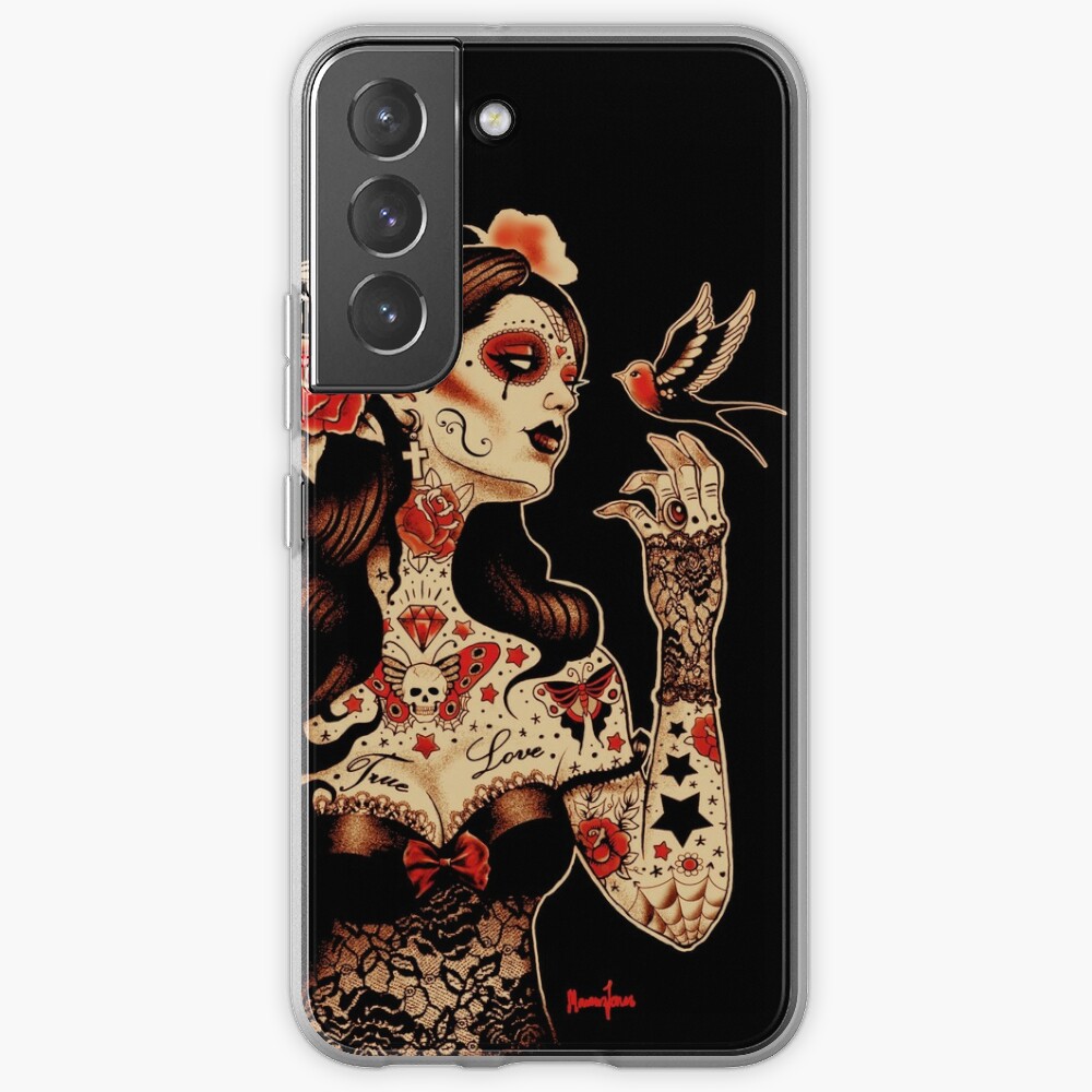 Disover Day of the Dead Art, Day of the Dead Picture ,Dia De Los Muertos | Samsung Galaxy Phone Case